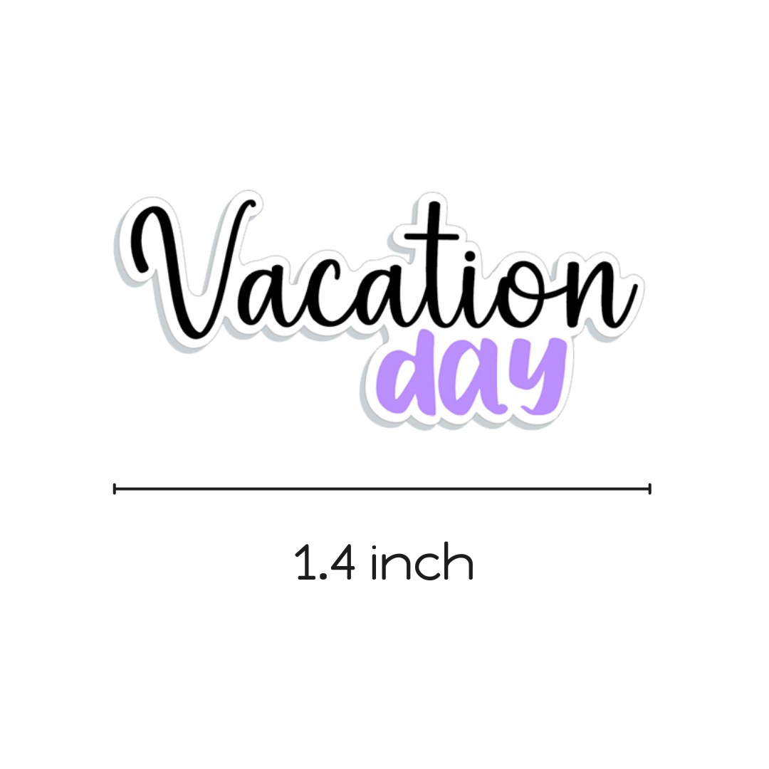 Vacation Day Planner Stickers