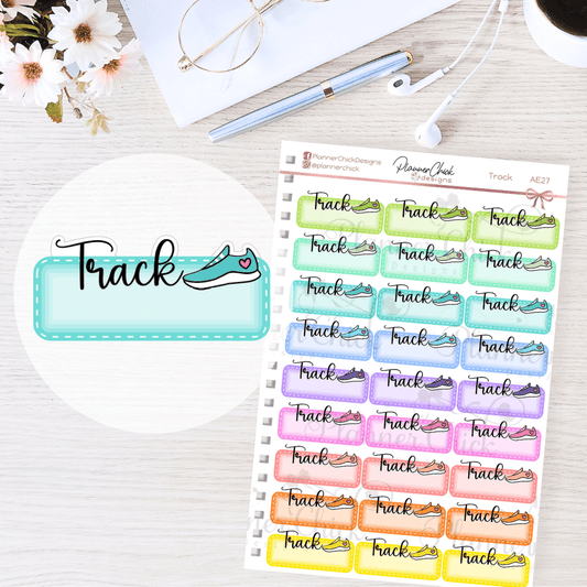 Track Planner Stickers