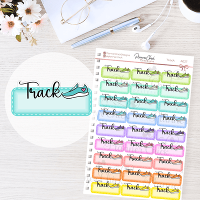Track Planner Stickers
