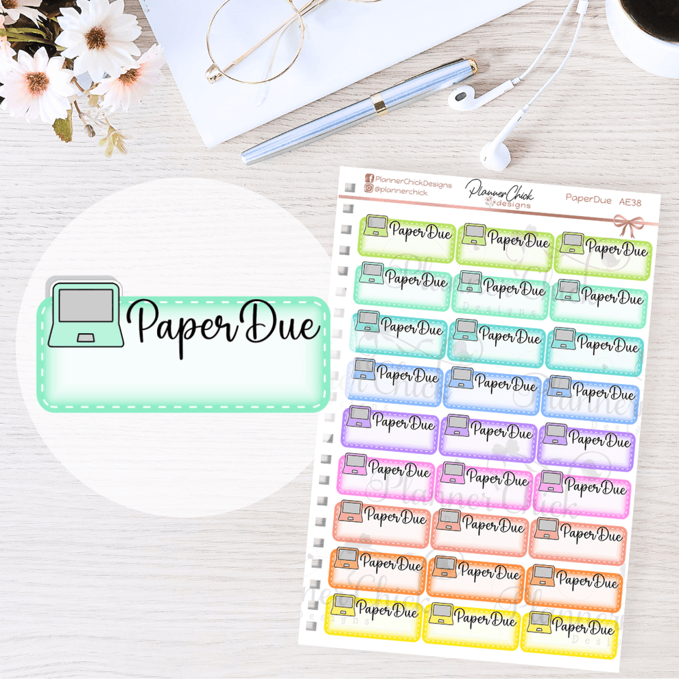 Paper Due Boxes – PlannerChickDesigns