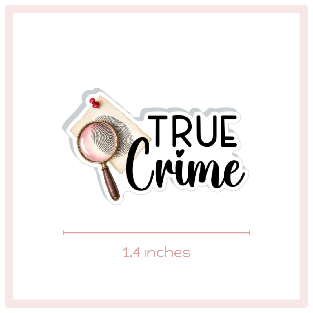 True Crime Planner Stickers