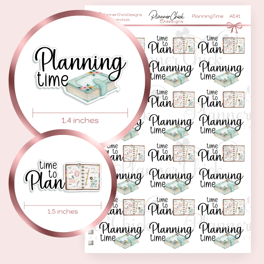 In Plan Sticker Plan Stickers – PlannerChickDesigns