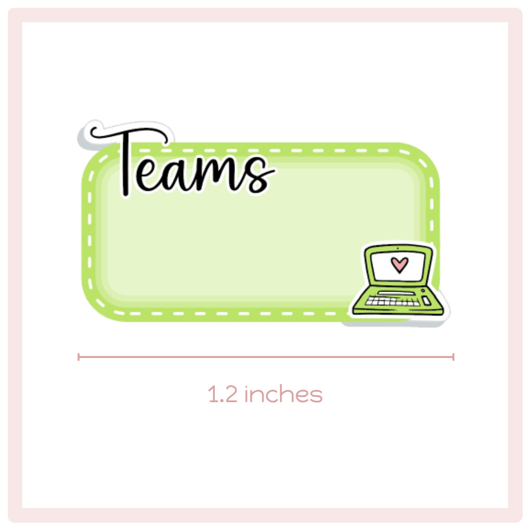 Teams Planner Stickers