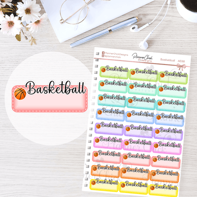 Basketball Planner Stickers
