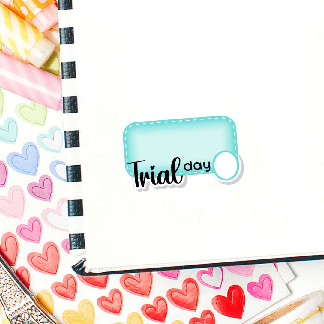 Trial Days Planner Stickers