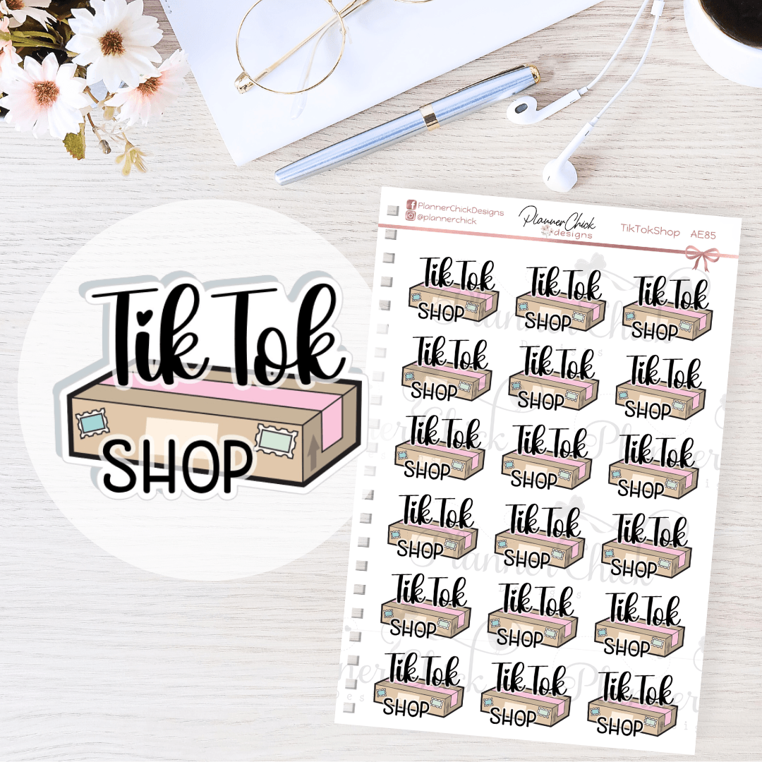 TikTok Shop Planner Stickers