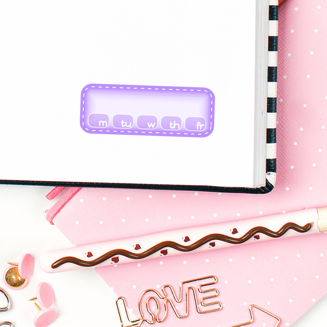 Weekday Habit Trackers