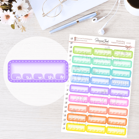 Weekday Habit Trackers