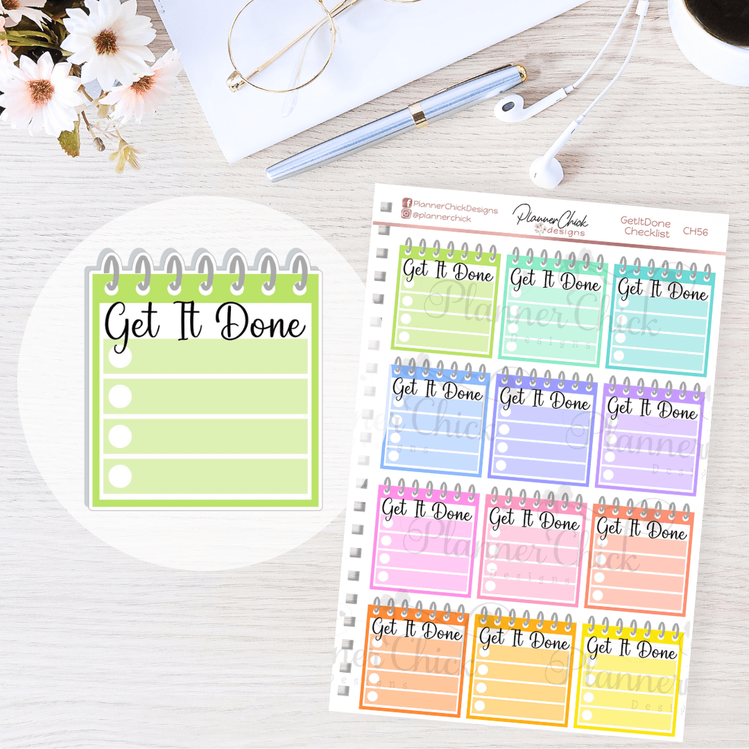 Gotta Have Checklist.pdf Get It Done Checklists – PlannerChickDesigns