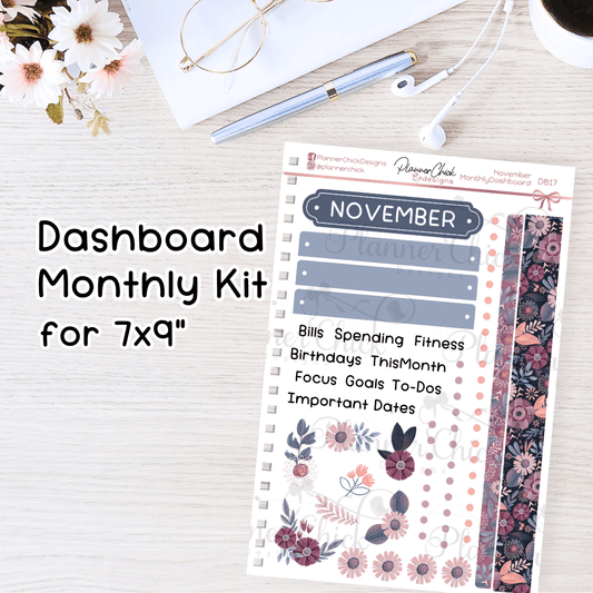 Monthly Dashboard Kit ~ November