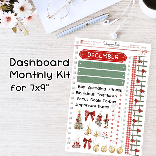 Monthly Dashboard Kit ~ December