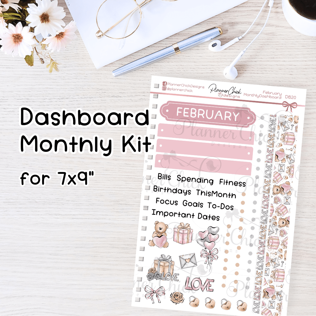 Monthly Dashboard Kit ~ February
