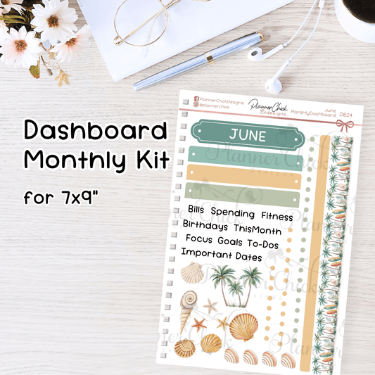 Monthly Dashboard Kit ~ June
