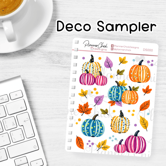 Bright Pumpkins ~ Decorative Sampler