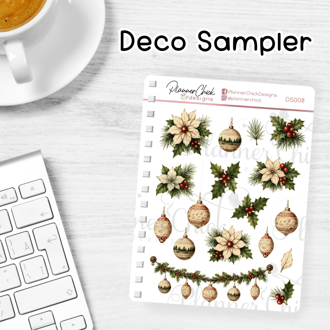 Vintage Christmas ~ Decorative Sampler