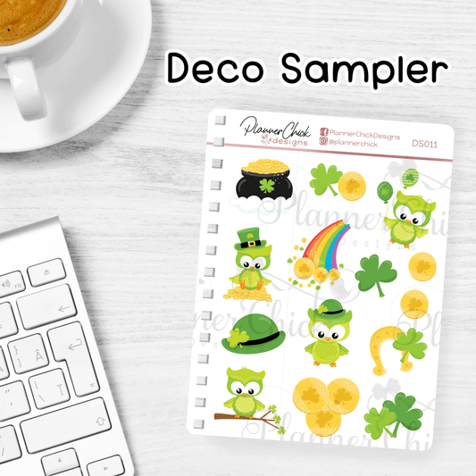 Green & Rainbow ~ Decorative Sampler