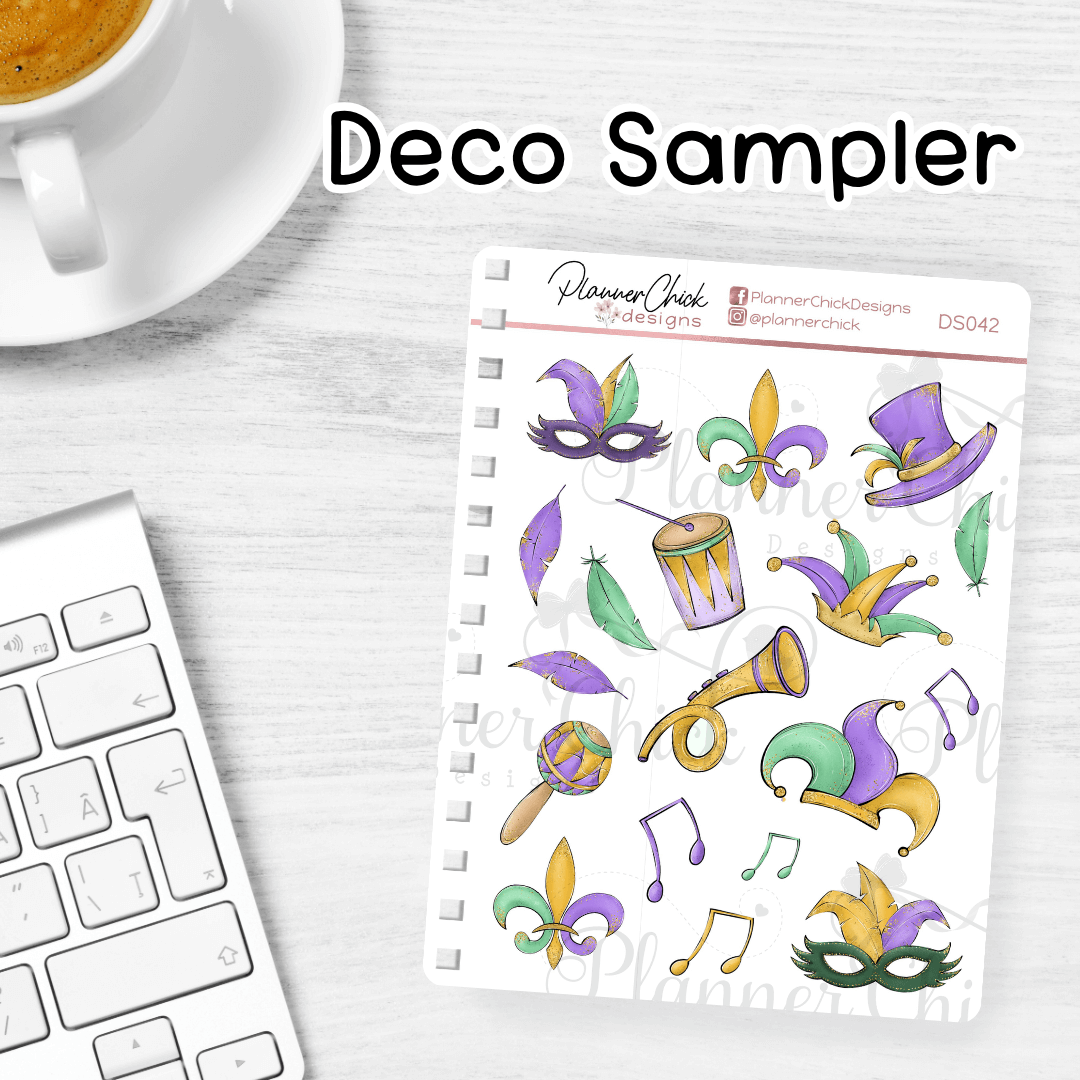 Mardi Gras ~ Decorative Sampler
