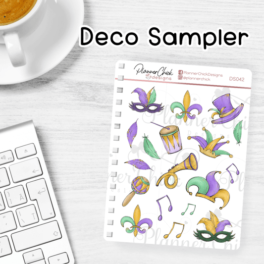 Mardi Gras ~ Decorative Sampler