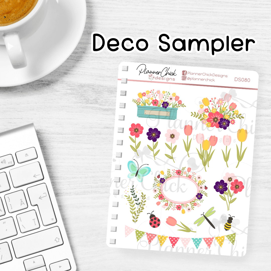 Garden Blooms ~ Decorative Sampler