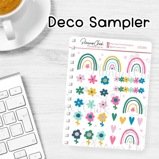 Rainbow Bright ~ Decorative Sampler