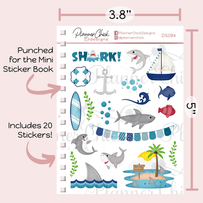 Shark Week ~ Decorative Sampler