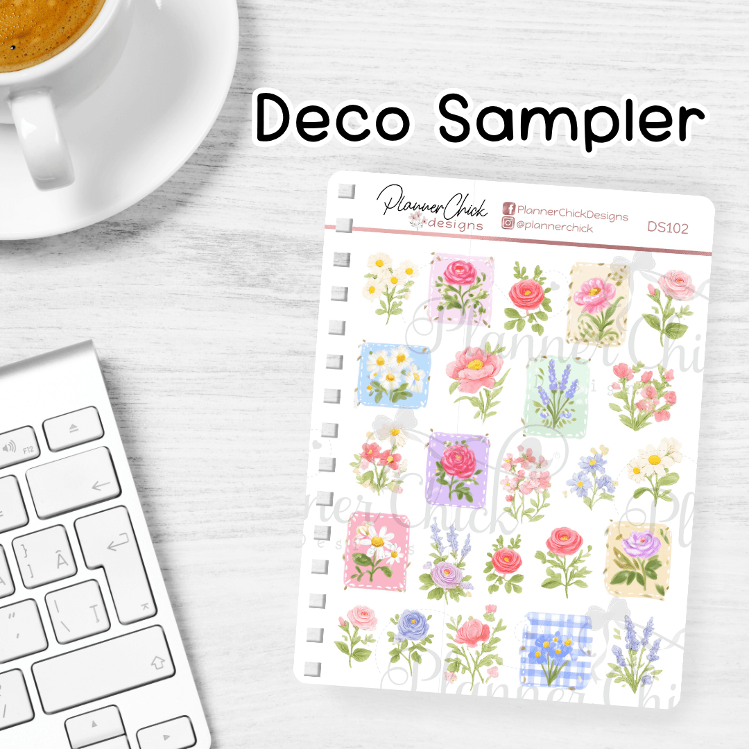 Floral Patchwork ~ Decorative Sampler