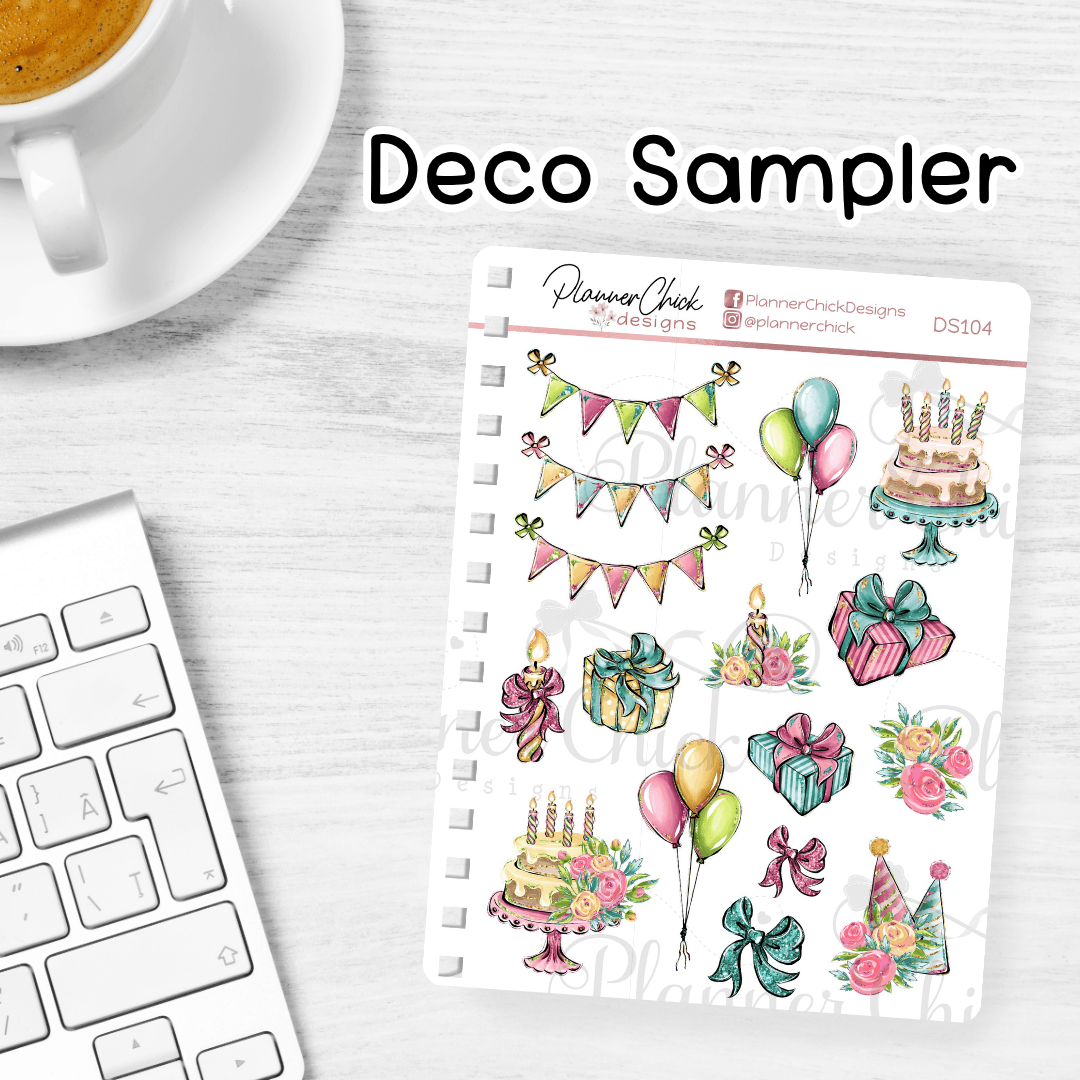 Birthday Wish ~ Decorative Sampler