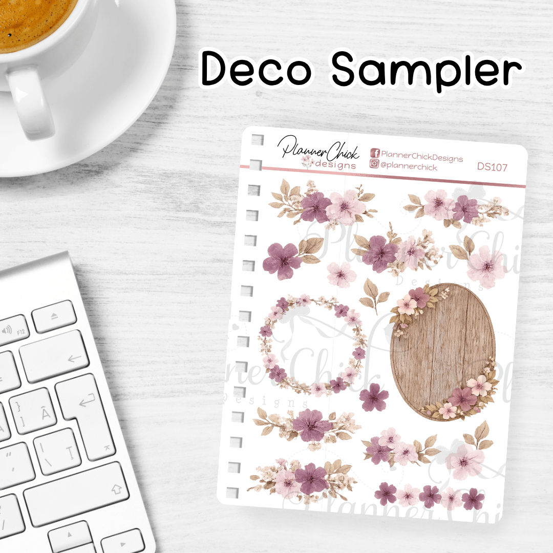 Rustic Floral ~ Decorative Sampler
