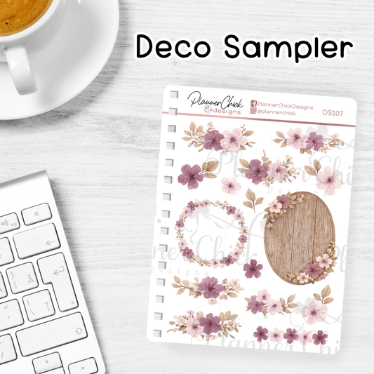 Rustic Floral ~ Decorative Sampler