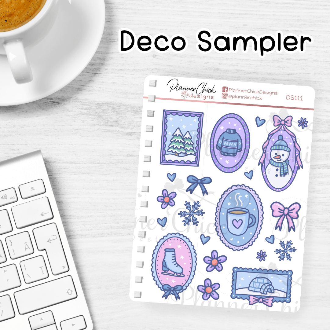 Winter Doodles ~ Decorative Sampler