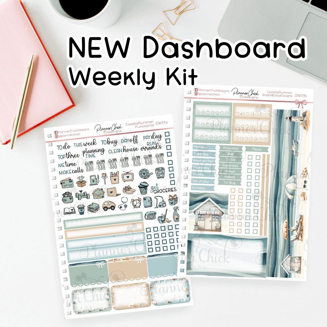 NEW!!  Dashboard Weekly Kits ~ TWO Sheets