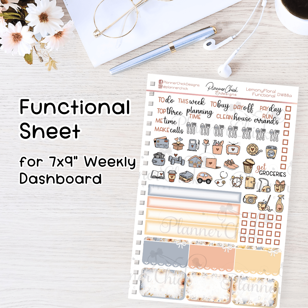 Lemony Floral ~ Mini Kits