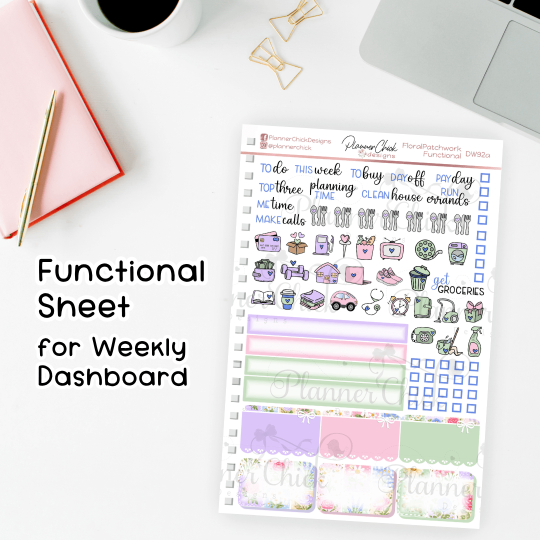 **$2 Tuesday**  Floral Patchwork ~ Mini Kits