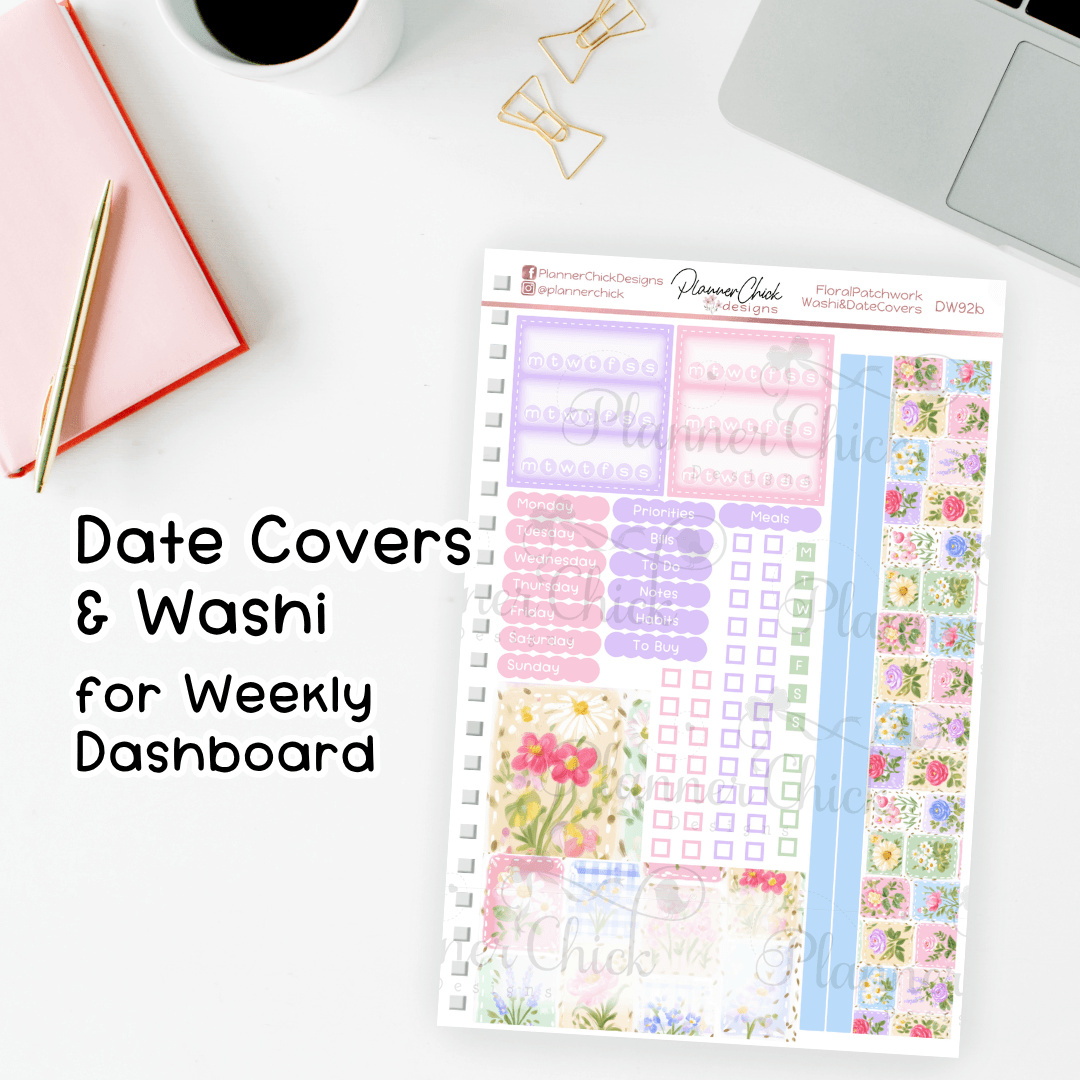 **$2 Tuesday**  Floral Patchwork ~ Mini Kits