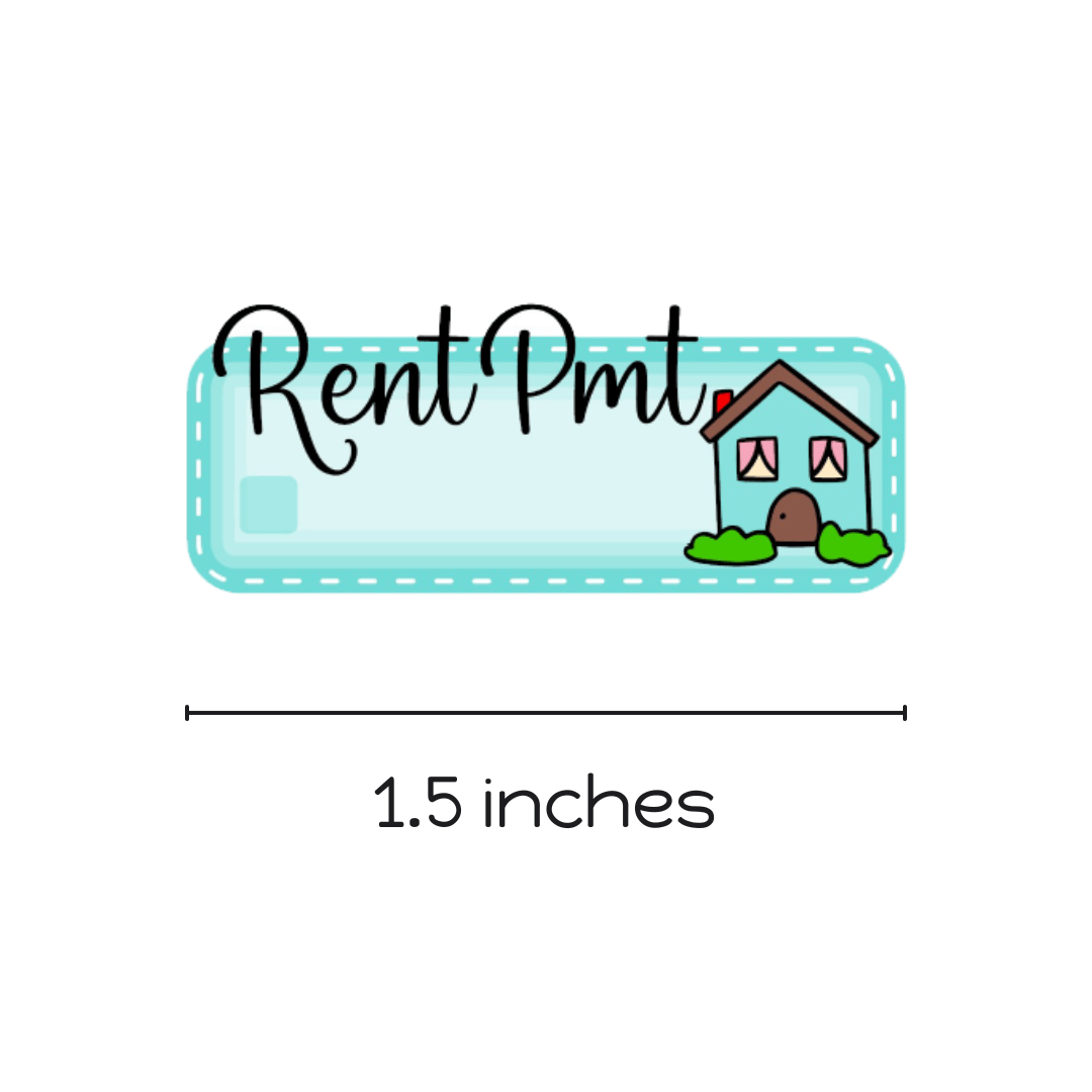 Rent Due Planner Stickers – PlannerChickDesigns