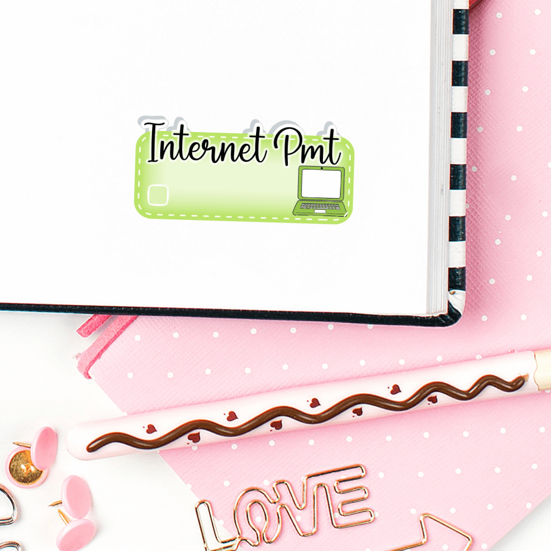 Internet Payment Planner Stickers