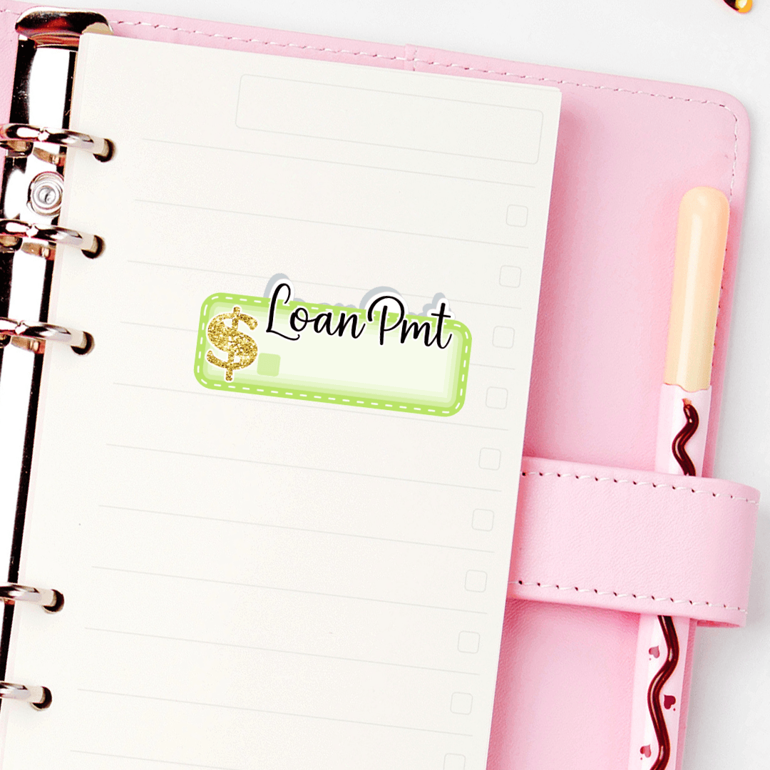 Loan Payment Planner Stickers