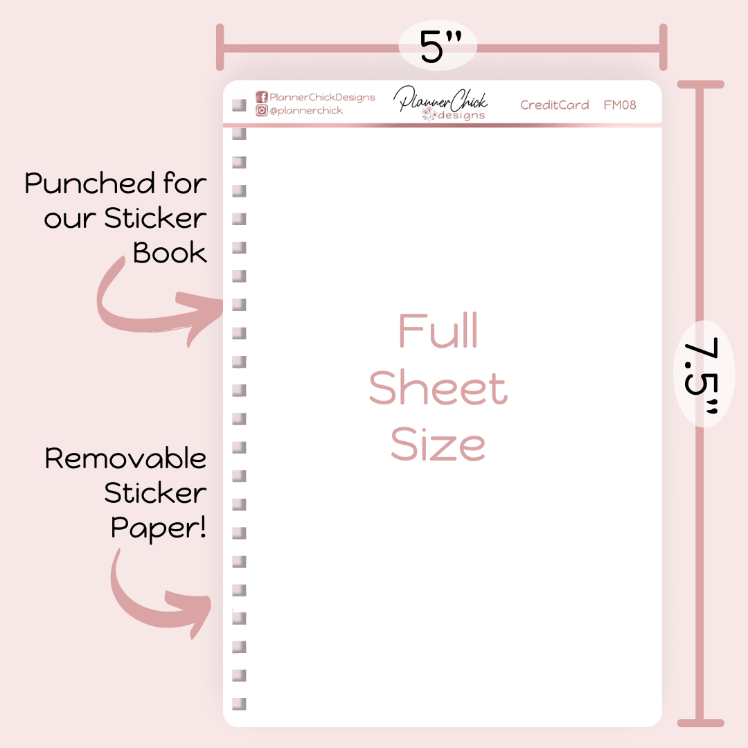 Pregnancy / Infant Loss Planner Stickers