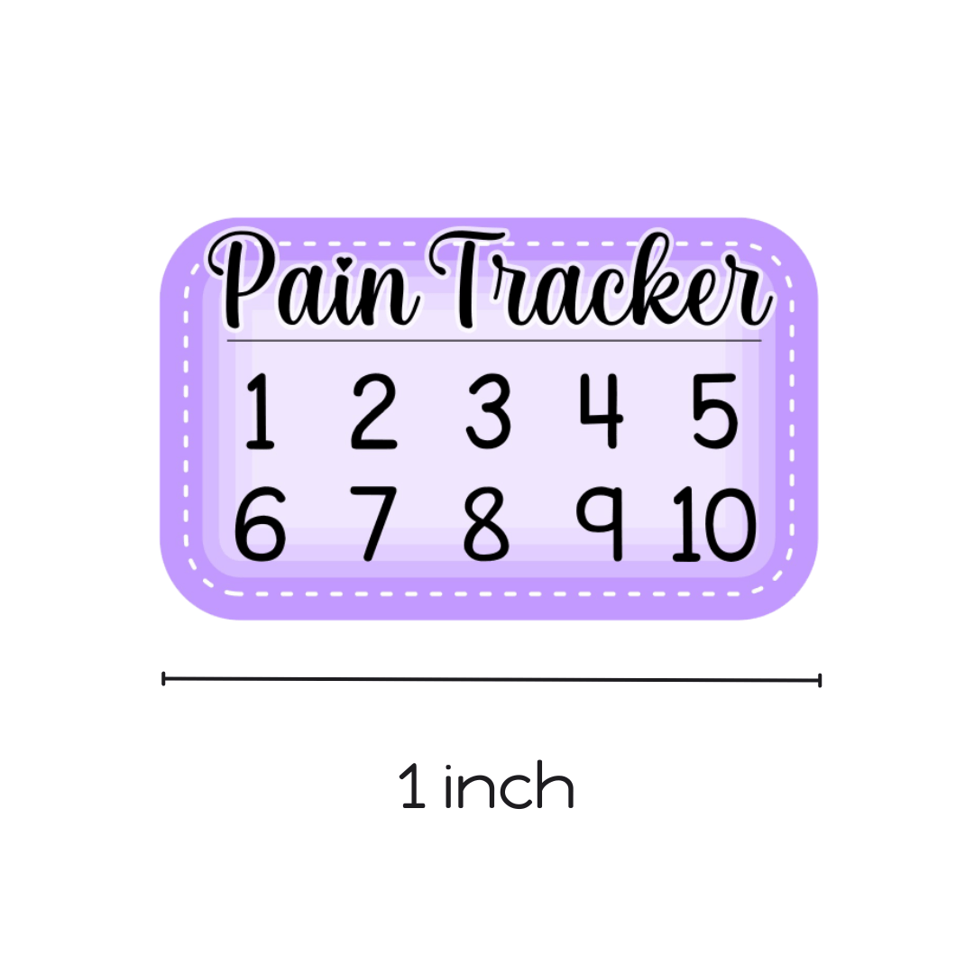 Pain Sticker Design Pain Tracker Planner Stickers – PlannerChickDesigns