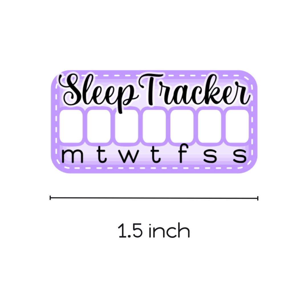 Sleep Tracker Planner Stickers