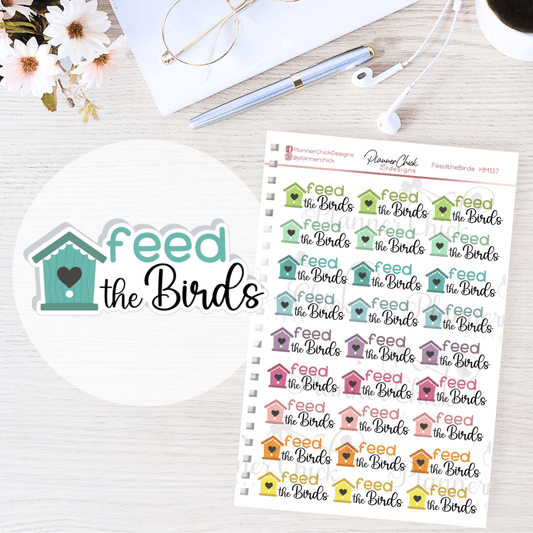 Feed the Birds Planner Stickers