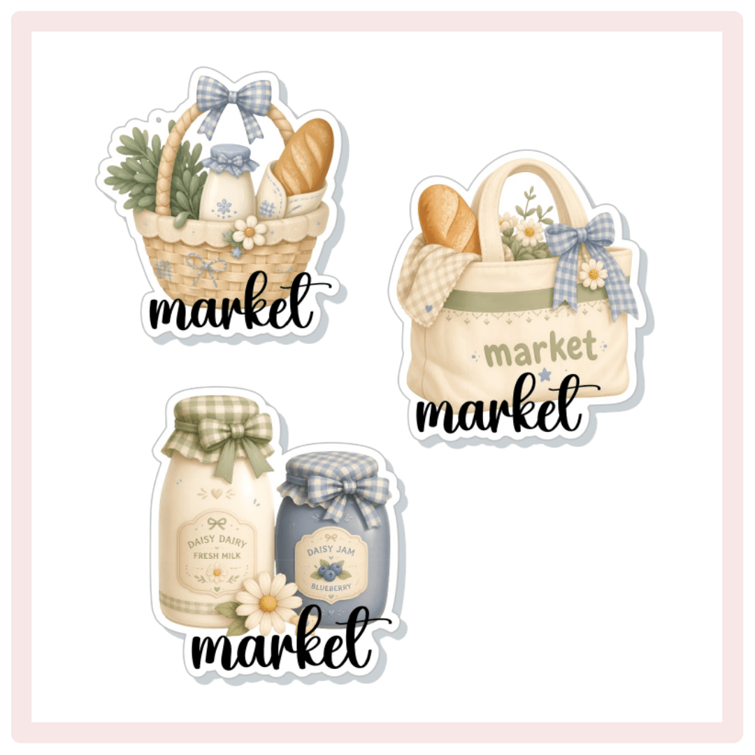 Market Planner Stickers