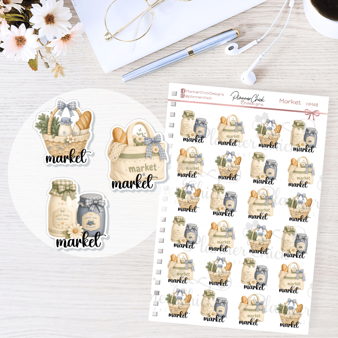 Market Planner Stickers