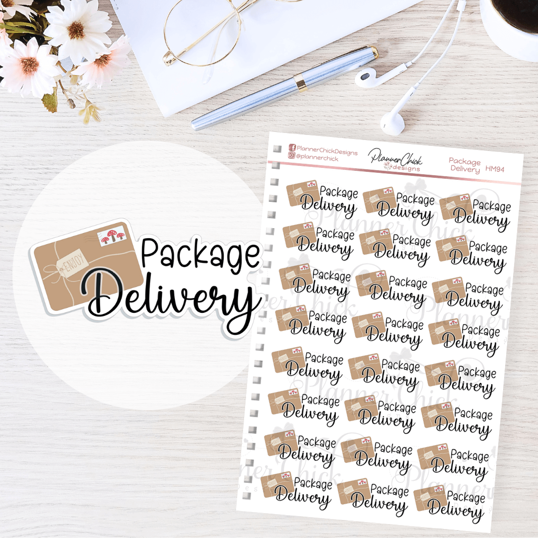 Package Delivery Planner Stickers – PlannerChickDesigns