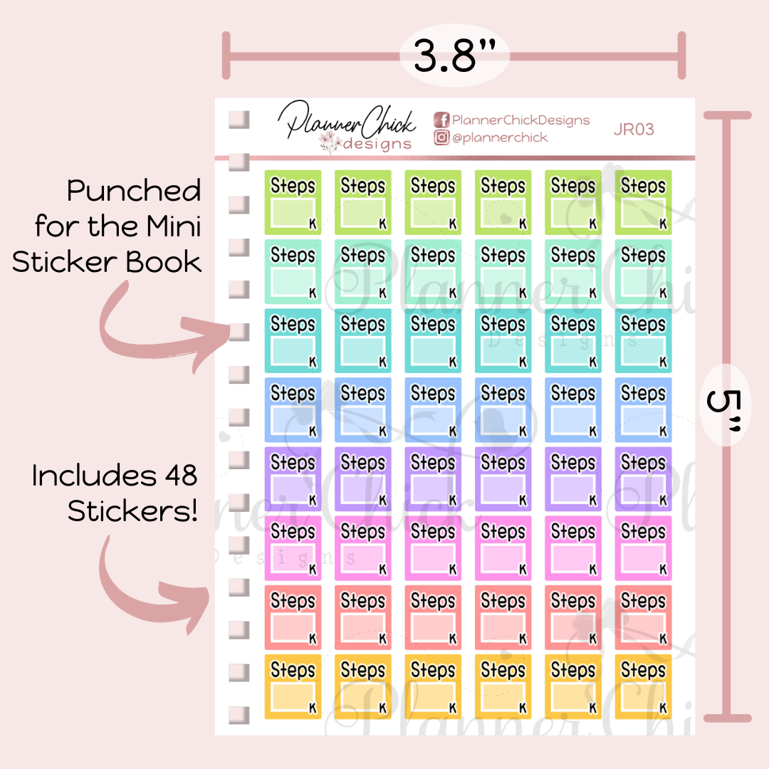Mini Stickers ~ Steps DayBlox