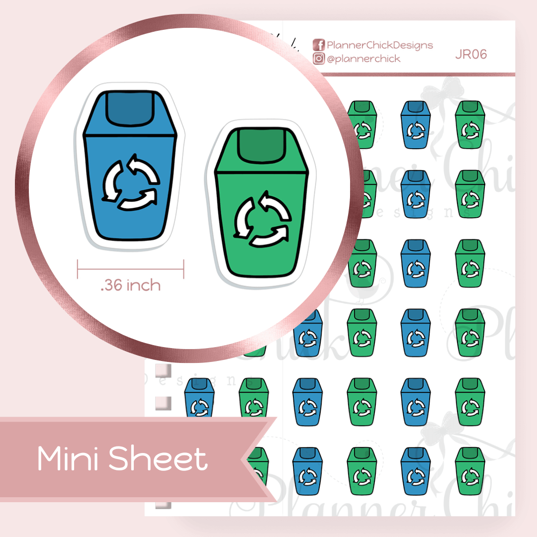 Mini Stickers ~ Recycle