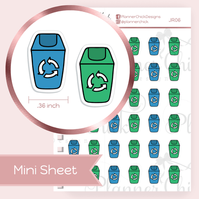 Mini Stickers ~ Recycle