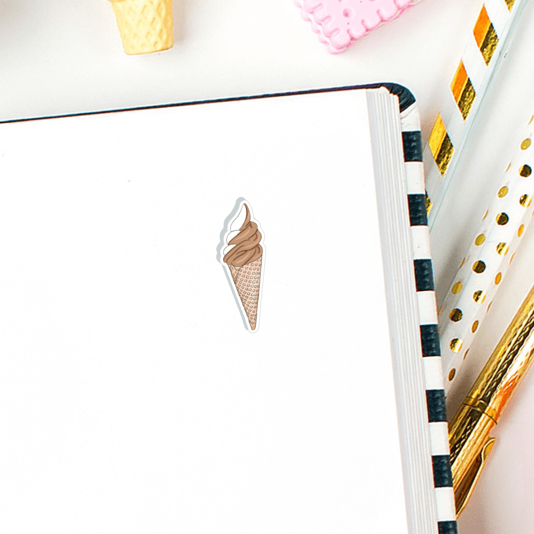 Ice Cream Cone ~ Mini Stickers