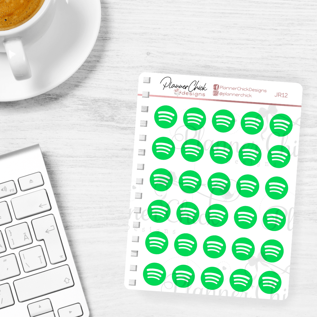 Mini Stickers ~ Streaming Services Icons