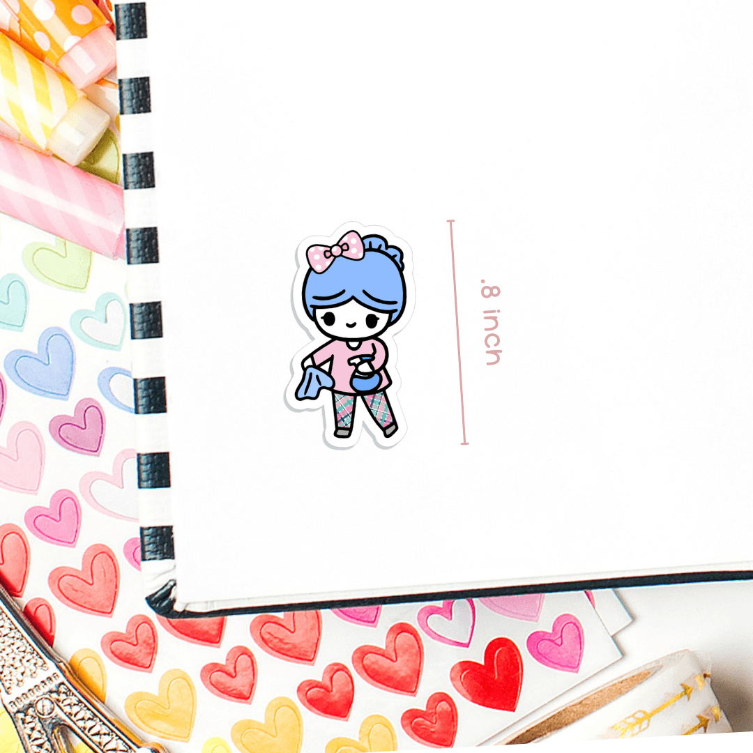 Doodle Girl Minis ~ Cleaning/Dusting